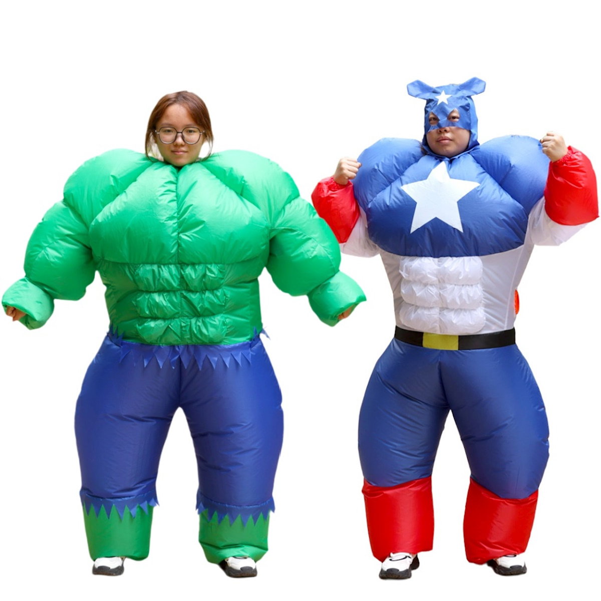 Teens Marvel Inflatable Costumes Hulk Captain American Iron Man Blow up Costumes - ChildAngle