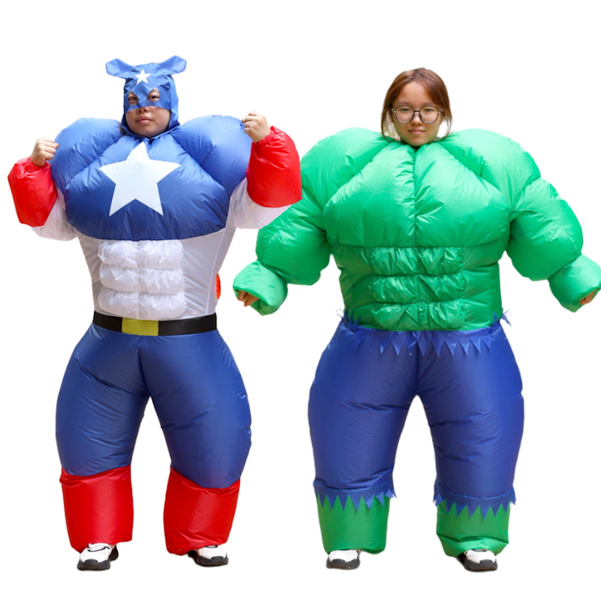 Teens Marvel Inflatable Costumes Hulk Captain American Iron Man Blow up Costumes - ChildAngle
