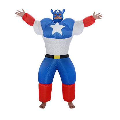 Teens Marvel Inflatable Costumes Hulk Captain American Iron Man Blow up Costumes - ChildAngle