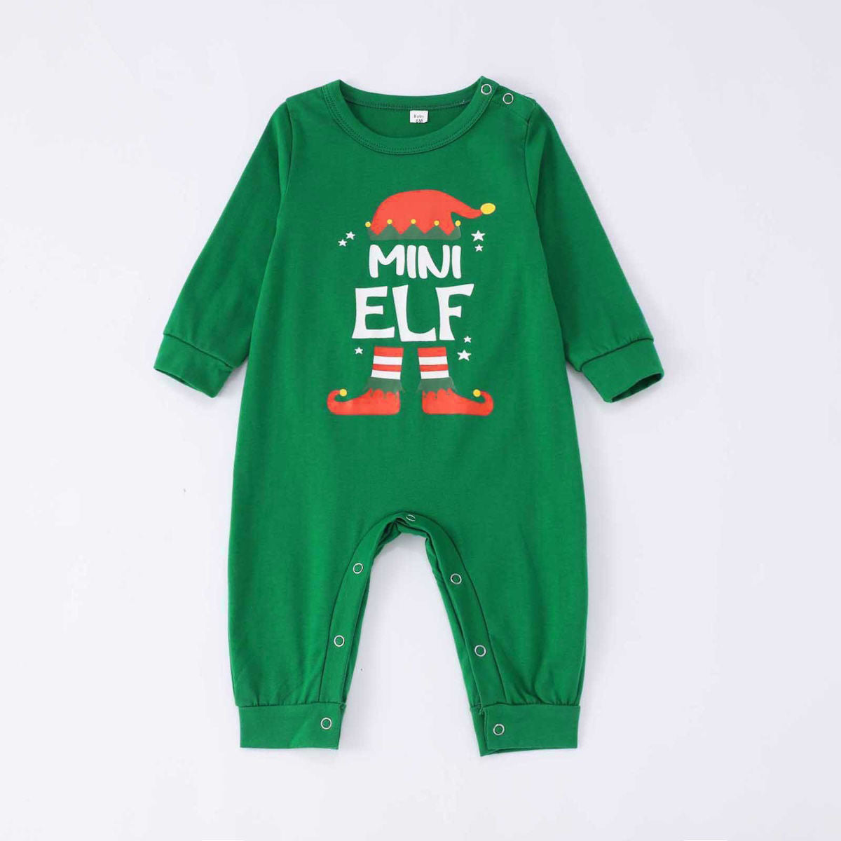 Family Matching Pajama Papa Mama Mini Elf Pajama Set - ChildAngle