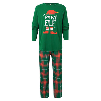 Family Matching Pajama Papa Mama Mini Elf Pajama Set - ChildAngle