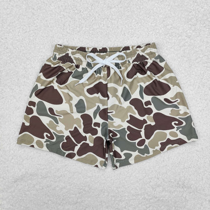 Camouflage swim trunks for boys - ChildAngle