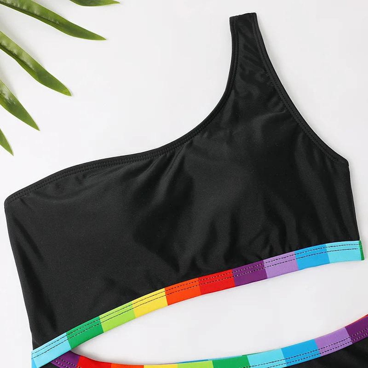 Mommy and Me Matching Swimsuits Black Cutout One Piece Swimwear - ChildAngle