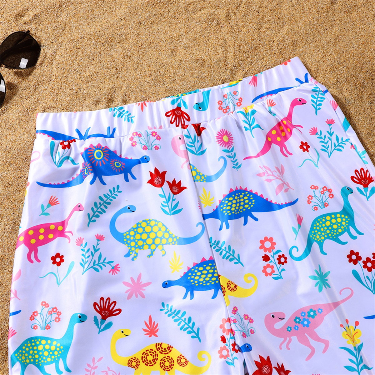 Family Matching Swimsuit Dinossaur One Piece Swimwear and Swim Trunks - ChildAngle