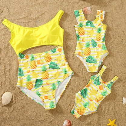 Set of pineapple-patterned swimsuits - ChildAngle