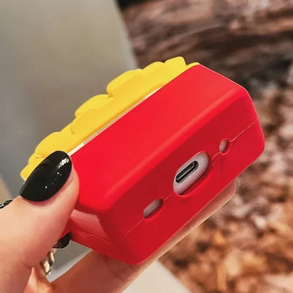 AirPods case shaped like a McDonald's french fry container - ChildAnglel McDonald's French Fries AirPods Case