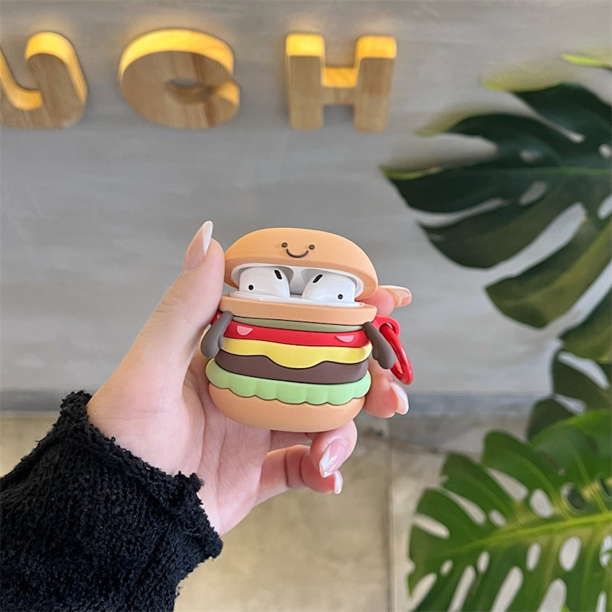 Cheeseburger-shaped AirPods cases - ChildAngle McDonald's Hamburger AirPods Case
