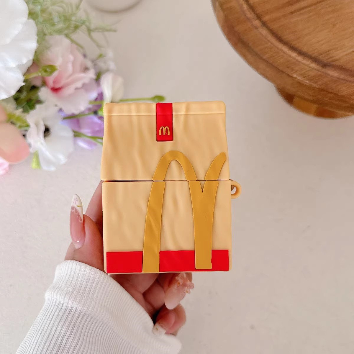 Mcdonald's M Bag AirPods Case - ChildAngle