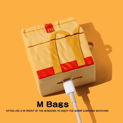 Mcdonald's M Bag AirPods Case - ChildAngle
