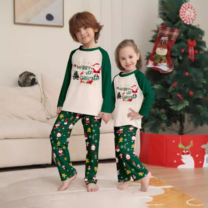 Merry Ho Christmas Family Matching Christmas PJS Pyjamas Set for Whole Family - ChildAngle