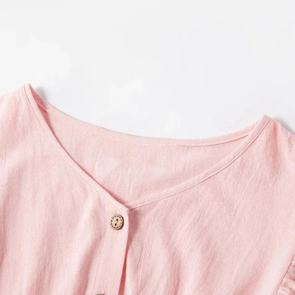 Mommy and Me Dress Summer Floral Midi Dresses Waist Tie Flutter Sleeve Dress for Mom and Daughter - ChildAngle