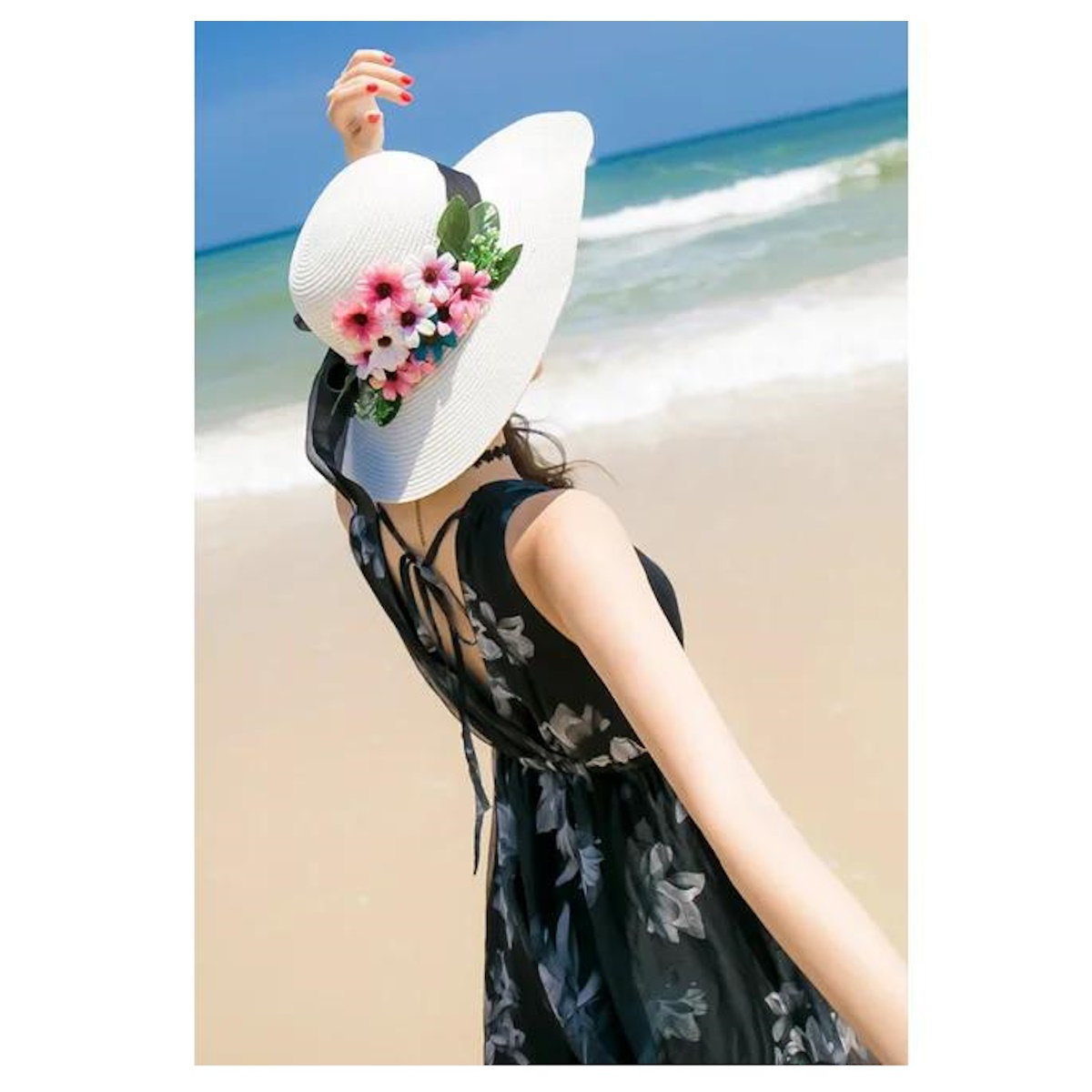 Mommy and Me V Neck Sleeveless Floral Dresses Low Back - ChildAngle