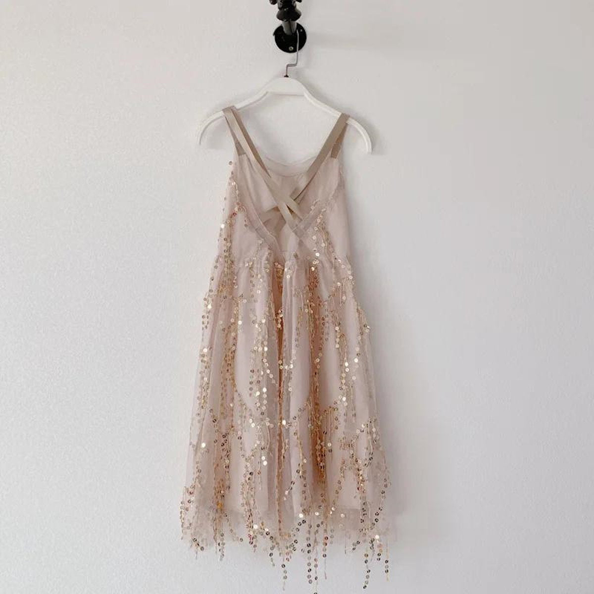 Mommy and Me Matching Sequin Chiffon Dresses - ChildAngle