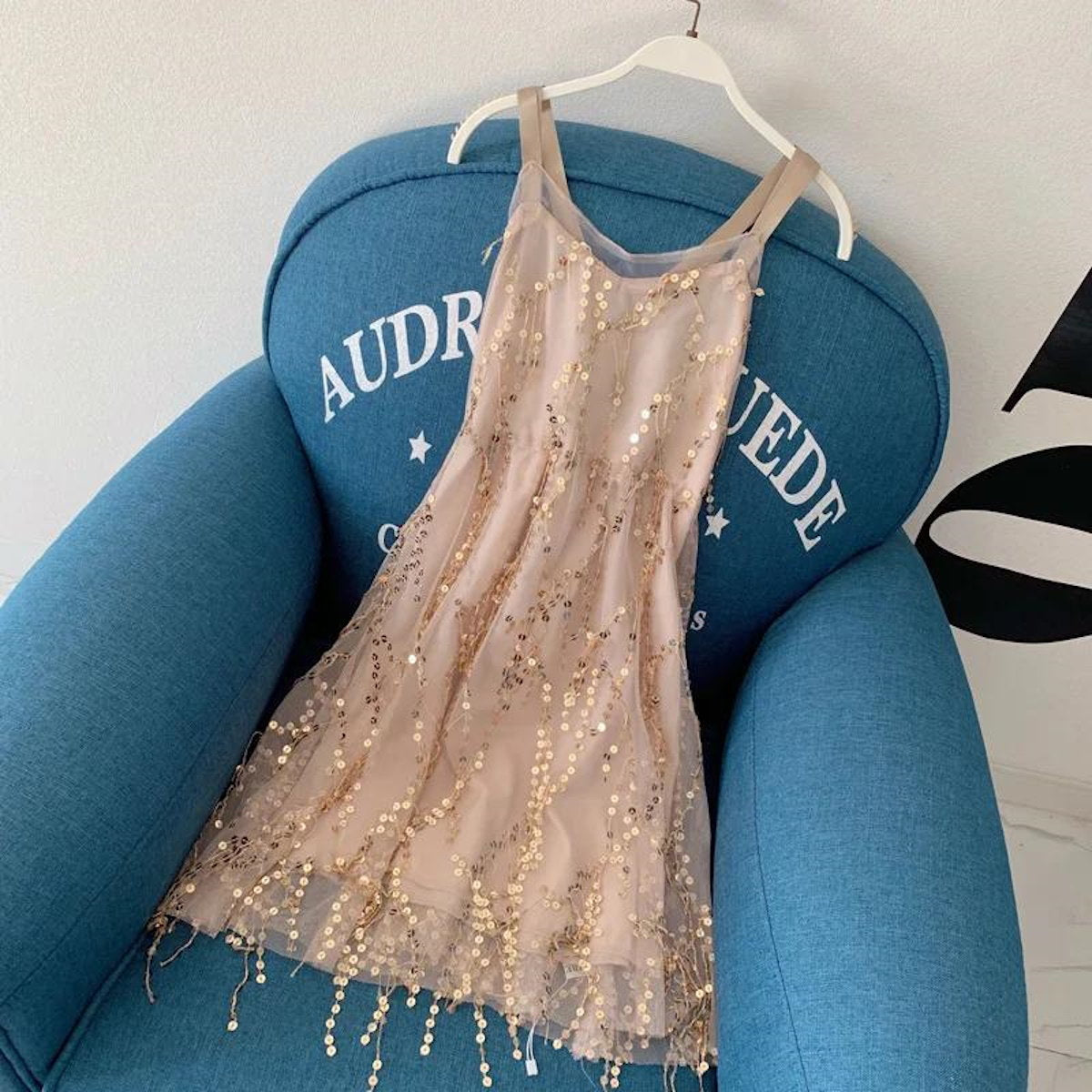 Mommy and Me Matching Sequin Chiffon Dresses - ChildAngle