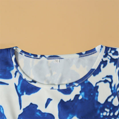 Mommy and Me Blue Floral Maxi Dress - ChildAngle