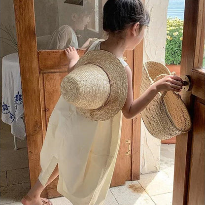 Mommy and Me Matching Dress Tank Top White Cozy Dress - ChildAngle