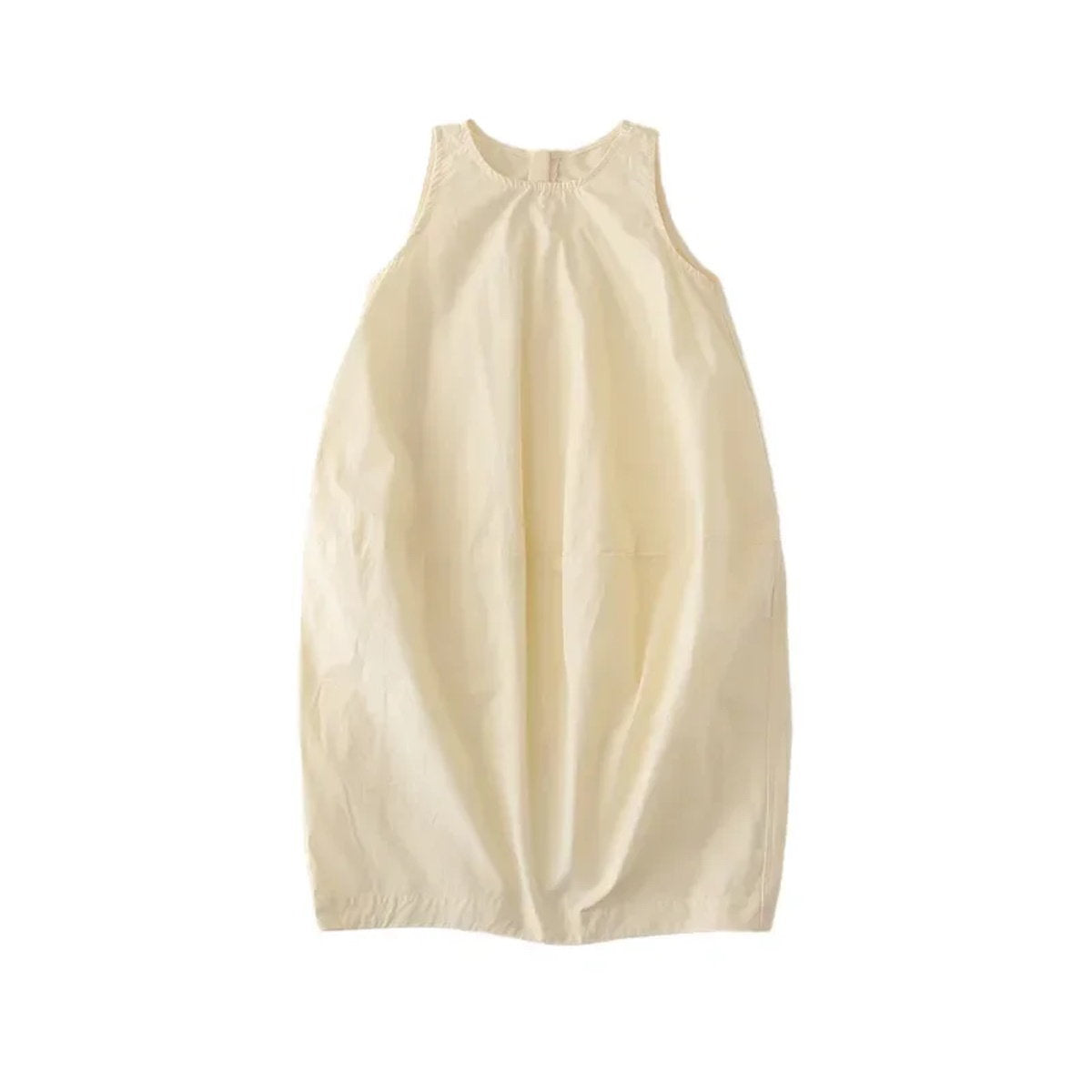 Mommy and Me Matching Dress Tank Top White Cozy Dress - ChildAngle