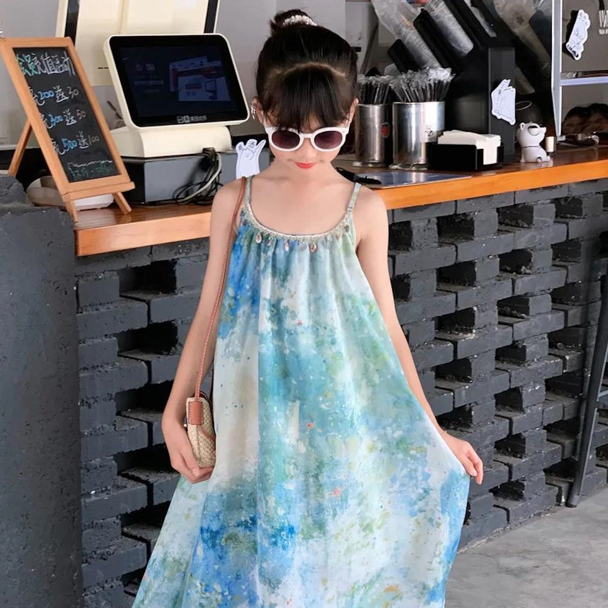 Family Matching Dress Tie Dye Mommy and Me Summer Dress - ChildAngle