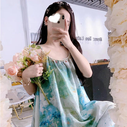 Family Matching Dress Tie Dye Mommy and Me Summer Dress - ChildAngle