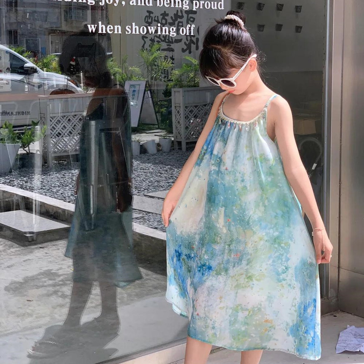 Family Matching Dress Tie Dye Mommy and Me Summer Dress - ChildAngle