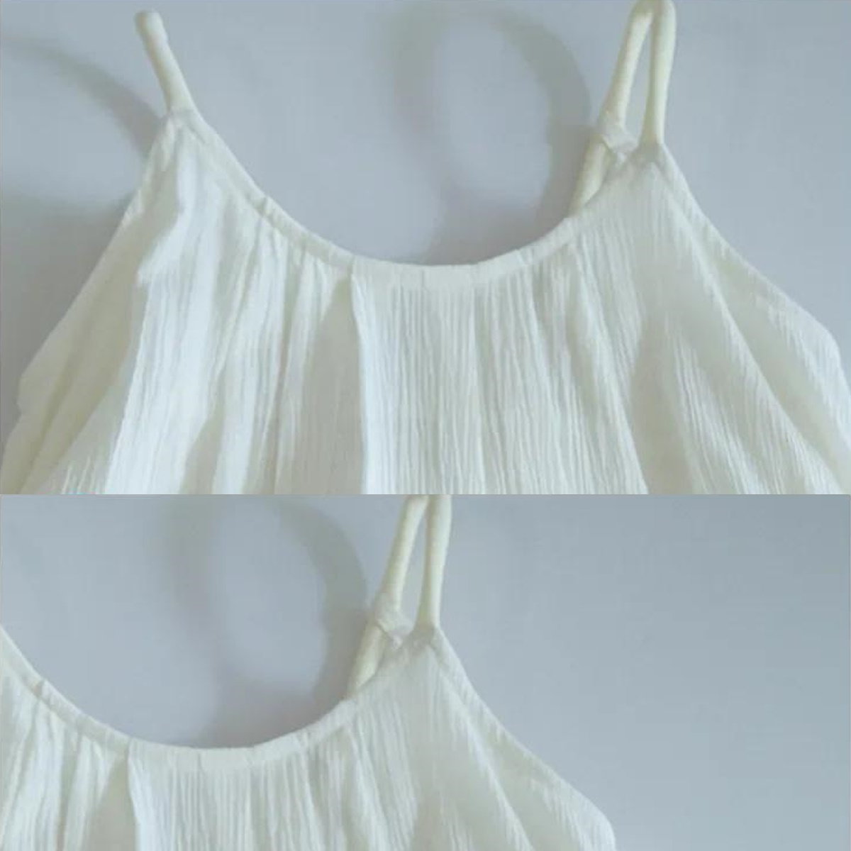 Mommy and Me Matching Dress Spaghetti Strap White Slip Maxi Dress - ChildAngle