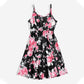 Black Family Matching Dress Floral Maxi Dress for Mommy and Me Matching Outfits - ChildAngle