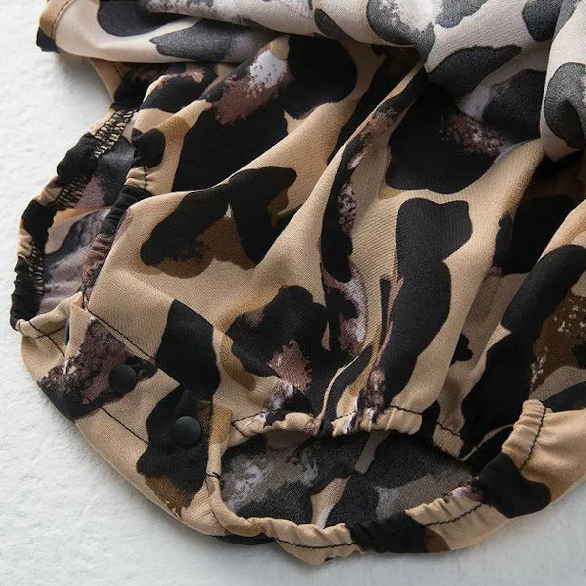 Leopard Print Mommy and Me V Neck Slip Dress Romper for Babies Girls and Moms - ChildAngle