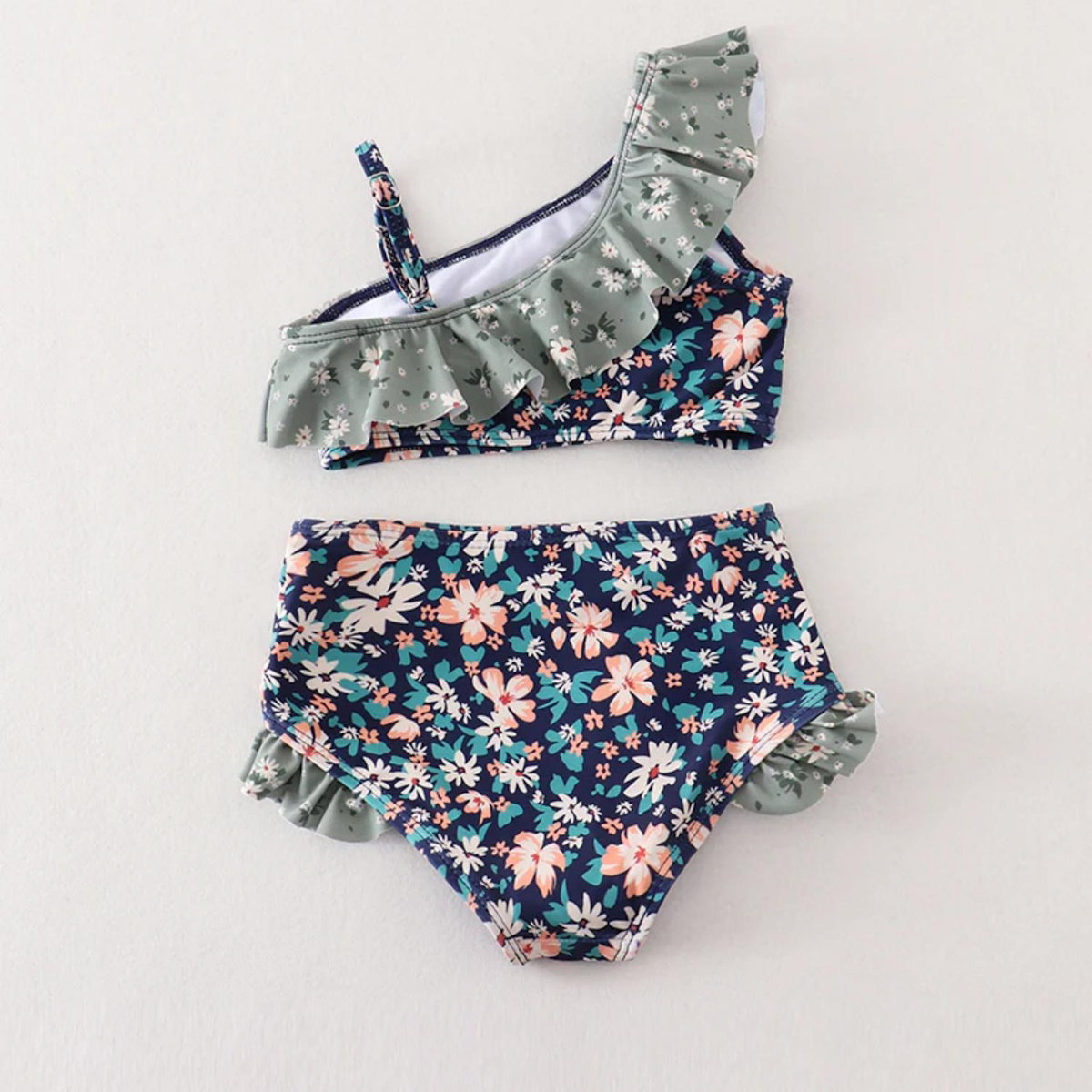 Mommy and Me Matching Floral swimsuit set - ChildAngle Mommy and Me Matching Bikini Set One Piece Swimwear