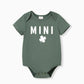 Mommy and Me St. Patrick's Day Matching Mama and Mini Bodycon Army Green 4 Leaves Clover for Mother and Daughter - ChildAngle