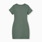 Mommy and Me St. Patrick's Day Matching Mama and Mini Bodycon Army Green 4 Leaves Clover for Mother and Daughter - ChildAngle