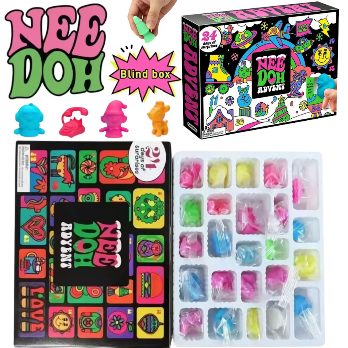 Monster Squishy Advent Calendars for Christmas - ChildAngle