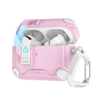 2 in 1 Multifunctional AirPods case with phone stand available in various colors - ChildAngle