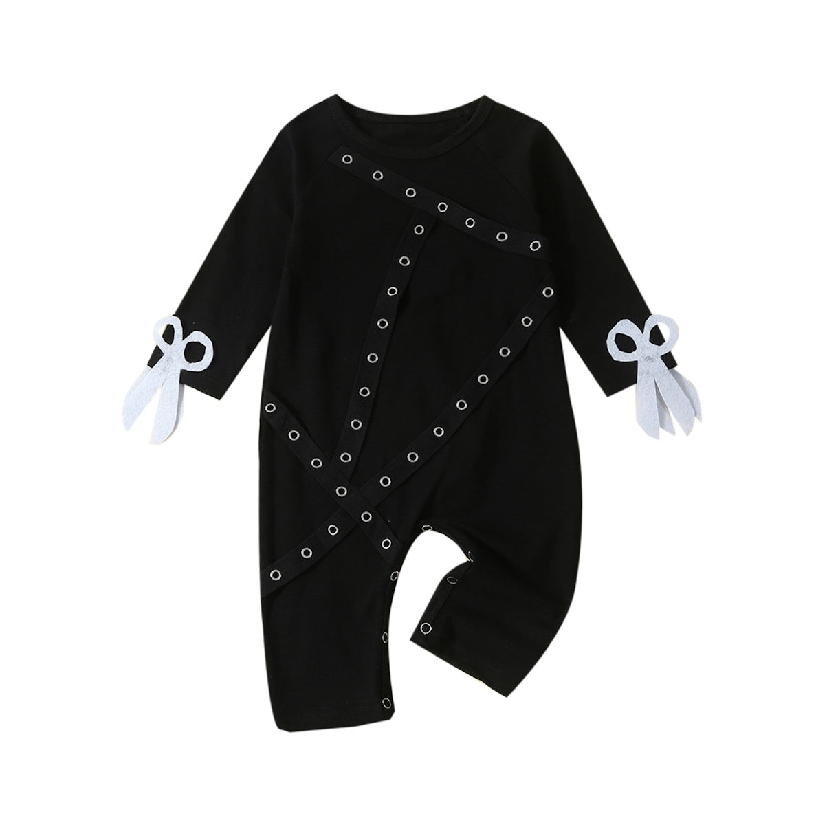 Edward Scissorhands Newborn Halloween Outfits Toddler Halloween Jumpsuit - ChildAngle