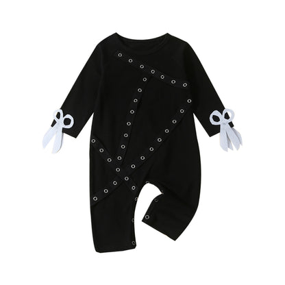 Edward Scissorhands Newborn Halloween Outfits Toddler Halloween Jumpsuit - ChildAngle