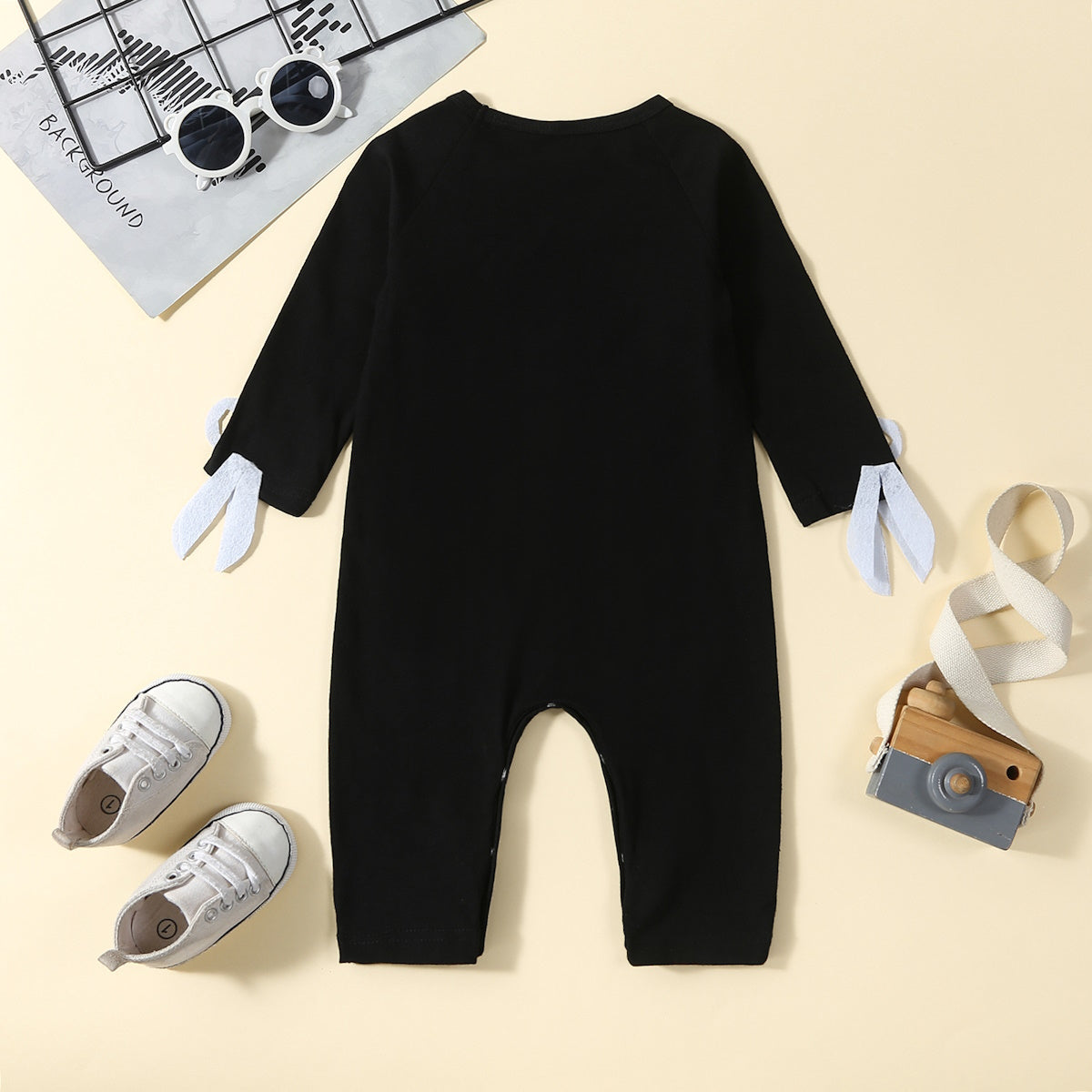 Edward Scissorhands Newborn Halloween Outfits Toddler Halloween Jumpsuit - ChildAngle