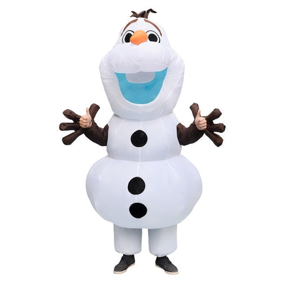 Teens Olaf Inflatable Costumes Frozen Blowup Costumes - ChildAngle