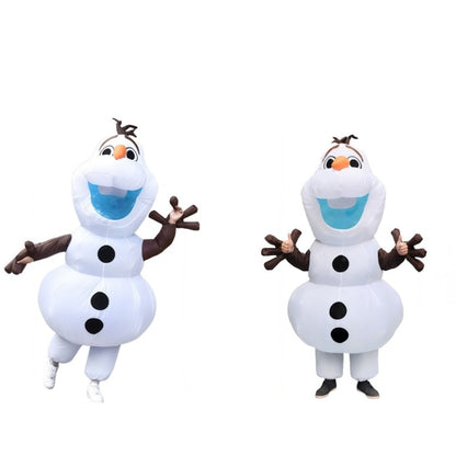 Teens Olaf Inflatable Costumes Frozen Blowup Costumes - ChildAngle