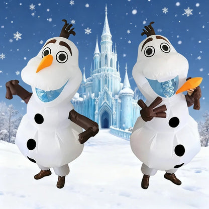 Teens Olaf Inflatable Costumes Frozen Blowup Costumes - ChildAngle