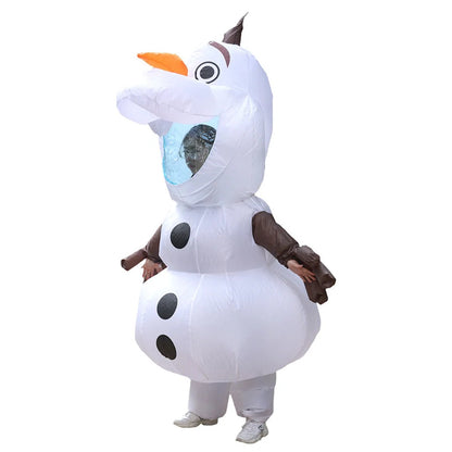 Teens Olaf Inflatable Costumes Frozen Blowup Costumes - ChildAngle