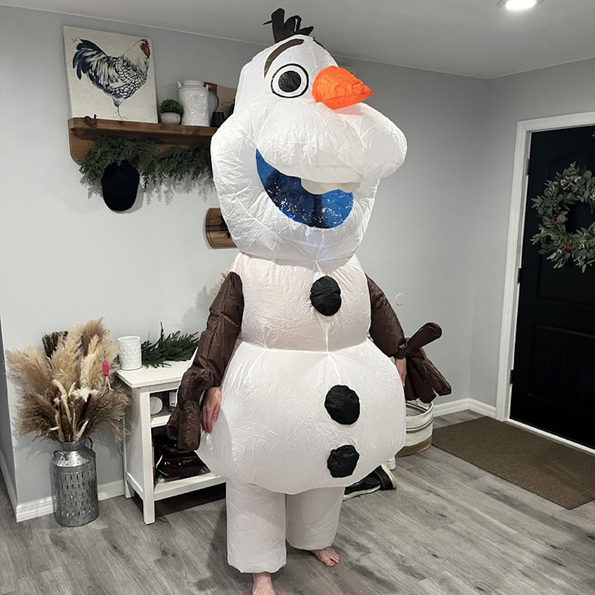 Teens Olaf Inflatable Costumes Frozen Blowup Costumes - ChildAngle