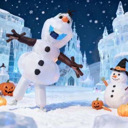 Teens Olaf Inflatable Costumes Frozen Blowup Costumes - ChildAngle