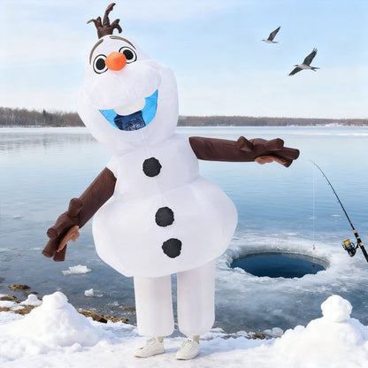Teens Olaf Inflatable Costumes Frozen Blowup Costumes - ChildAngle