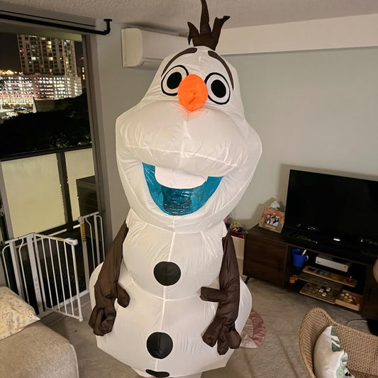 Teens Olaf Inflatable Costumes Frozen Blowup Costumes - ChildAngle