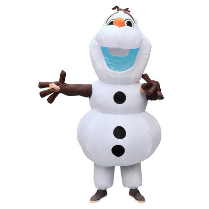 Teens Olaf Inflatable Costumes Frozen Blowup Costumes - ChildAngle