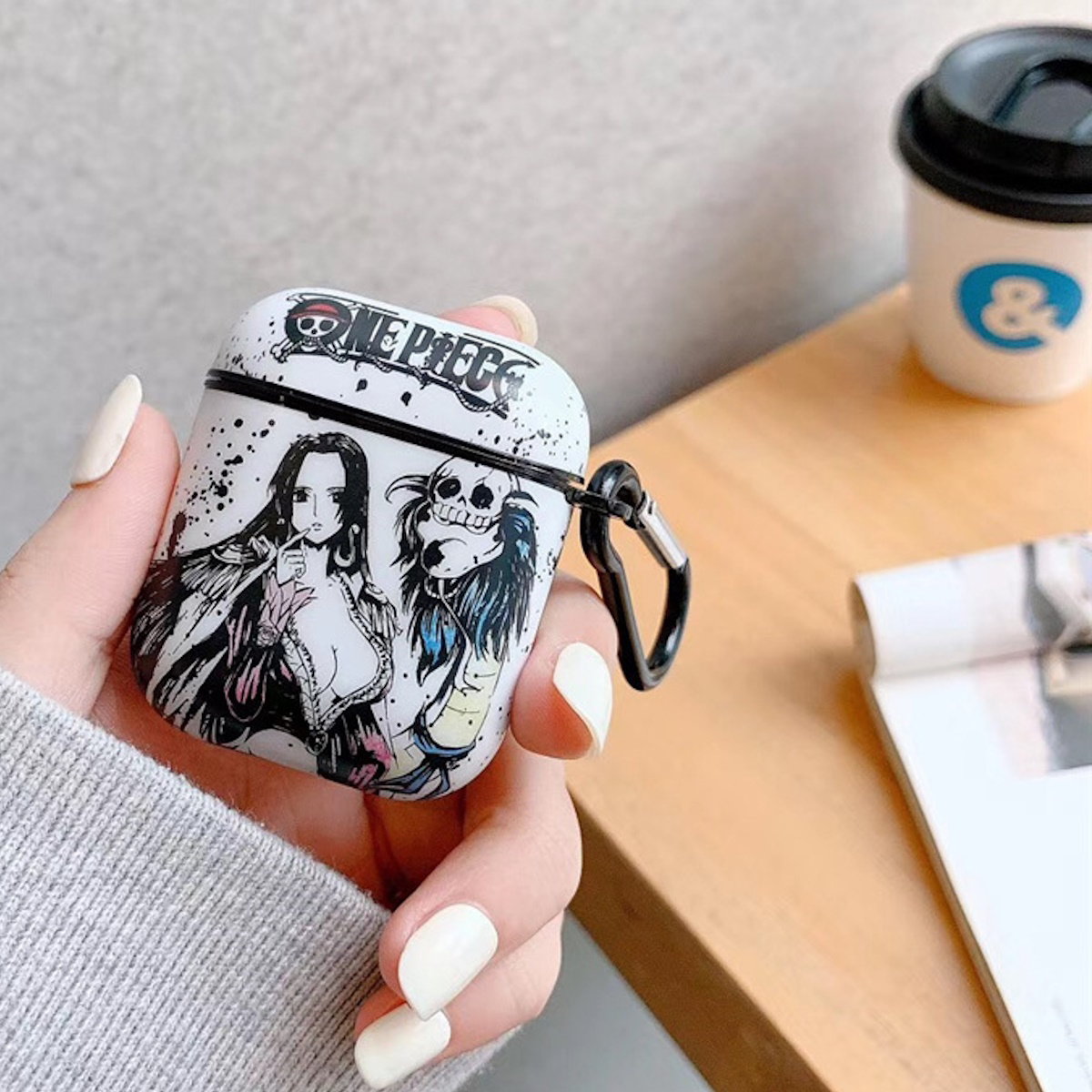 One Piece AirPod Case Cool Anime AirPod Case Luffy Zoro AirPods Case - ChildAngle