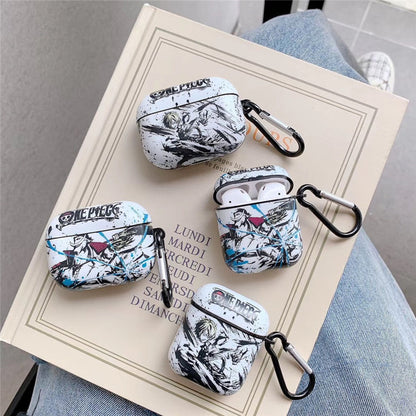 One Piece AirPod Case Cool Anime AirPod Case Luffy Zoro AirPods Case - ChildAngle
