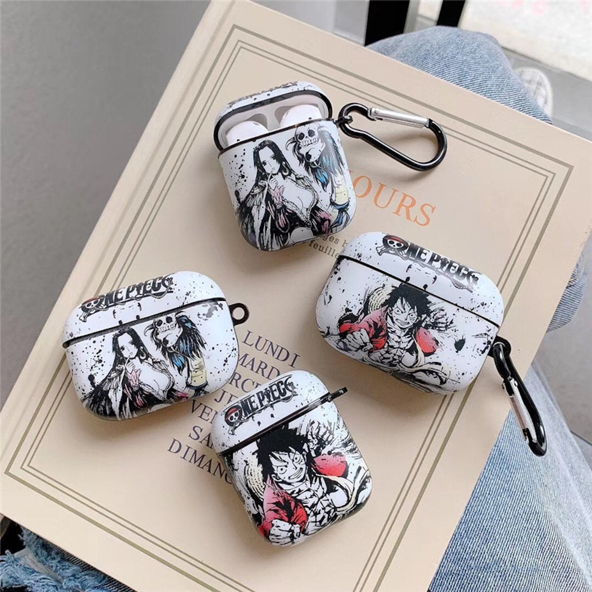 One Piece AirPod Case Cool Anime AirPod Case Luffy Zoro AirPods Case - ChildAngle