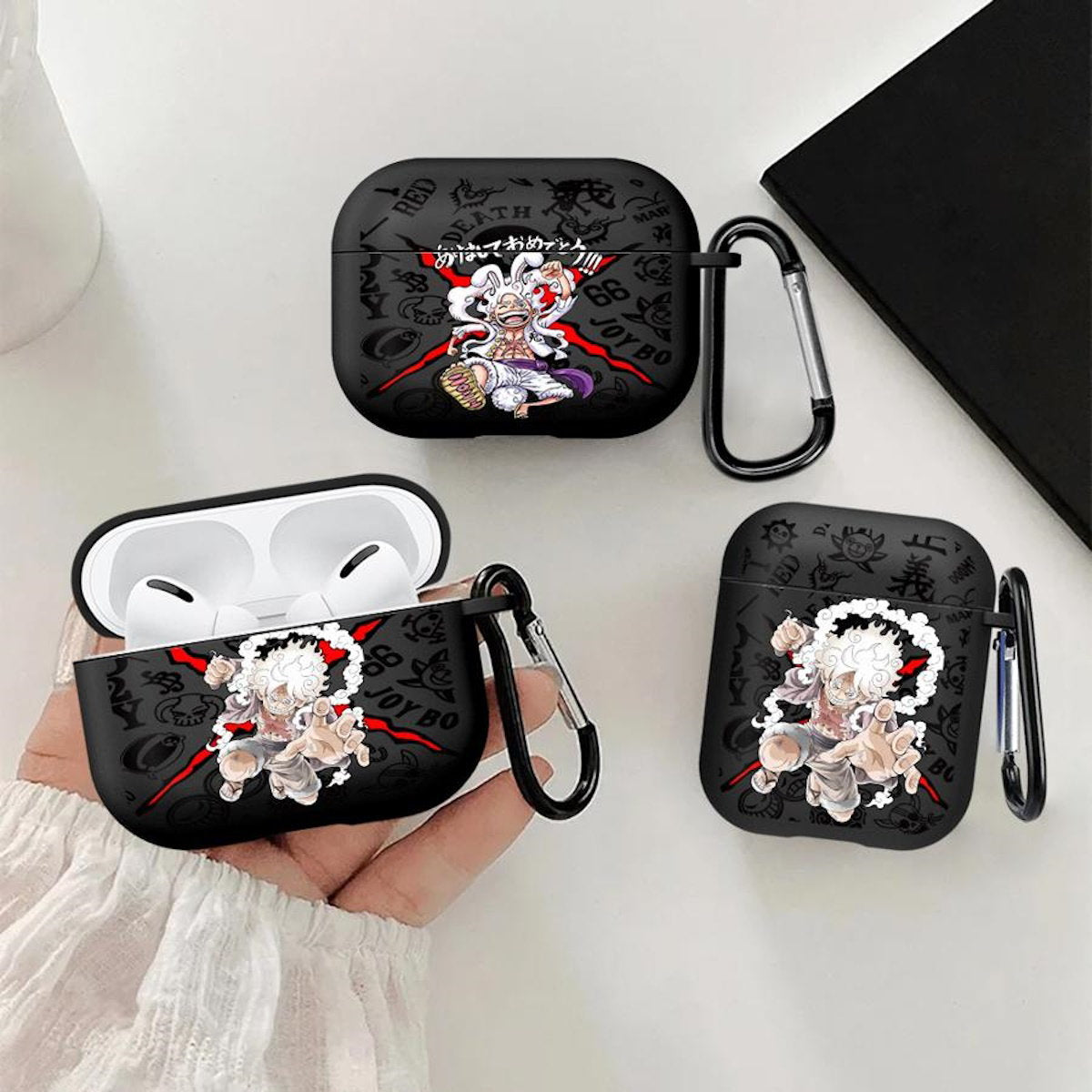 One Piece AirPod Case Cool Anime AirPod Case Luffy Zoro AirPods Case - ChildAngle
