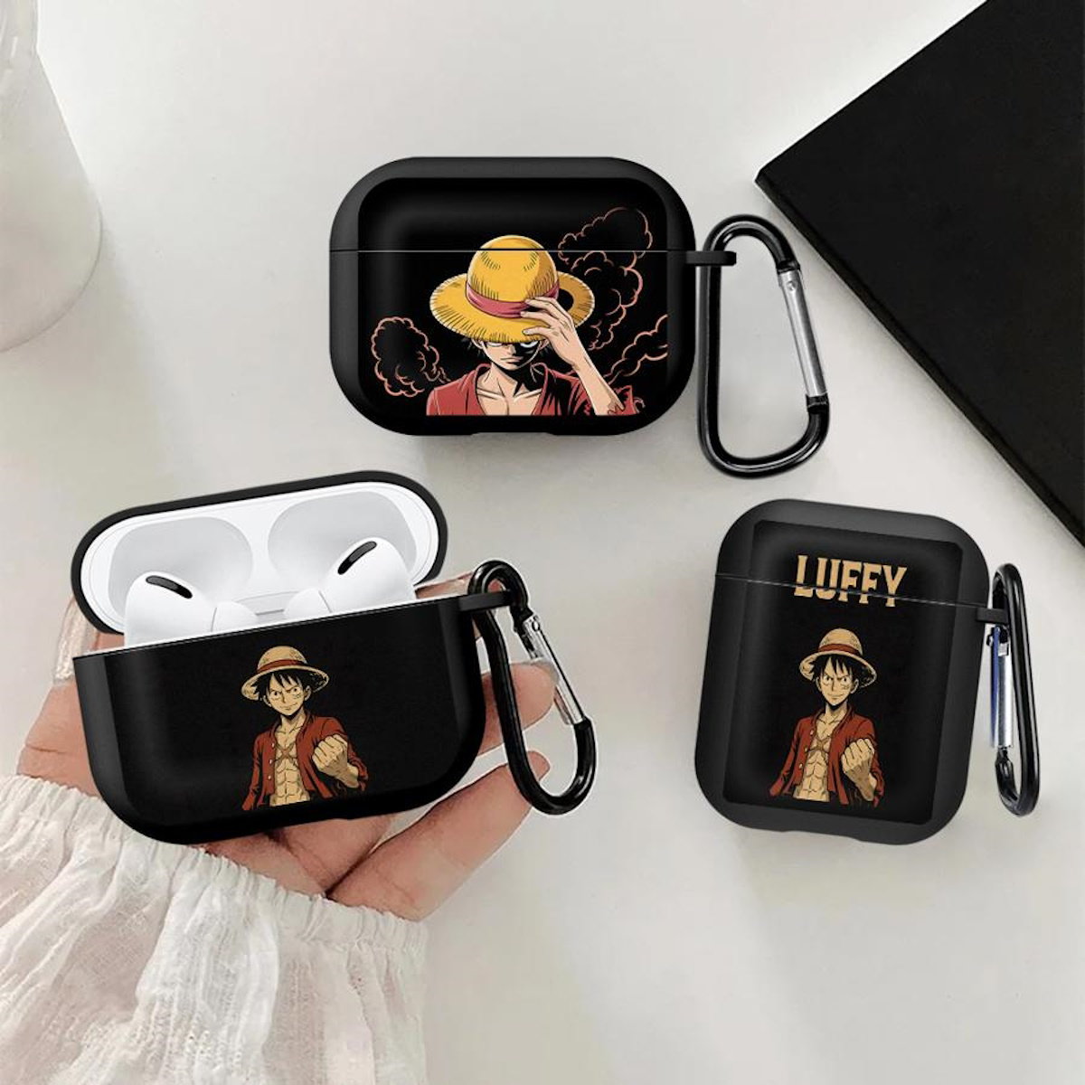 One Piece AirPod Case Cool Anime AirPod Case Luffy Zoro AirPods Case - ChildAngle