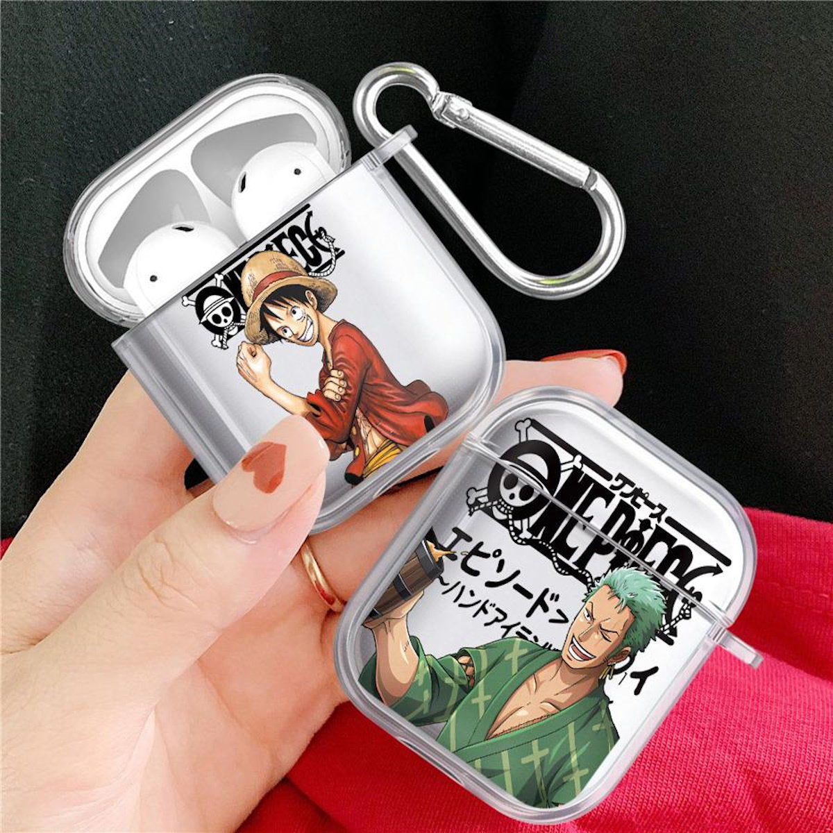 One Piece AirPod Case Cool Anime AirPod Case Luffy Zoro AirPods Case - ChildAngle